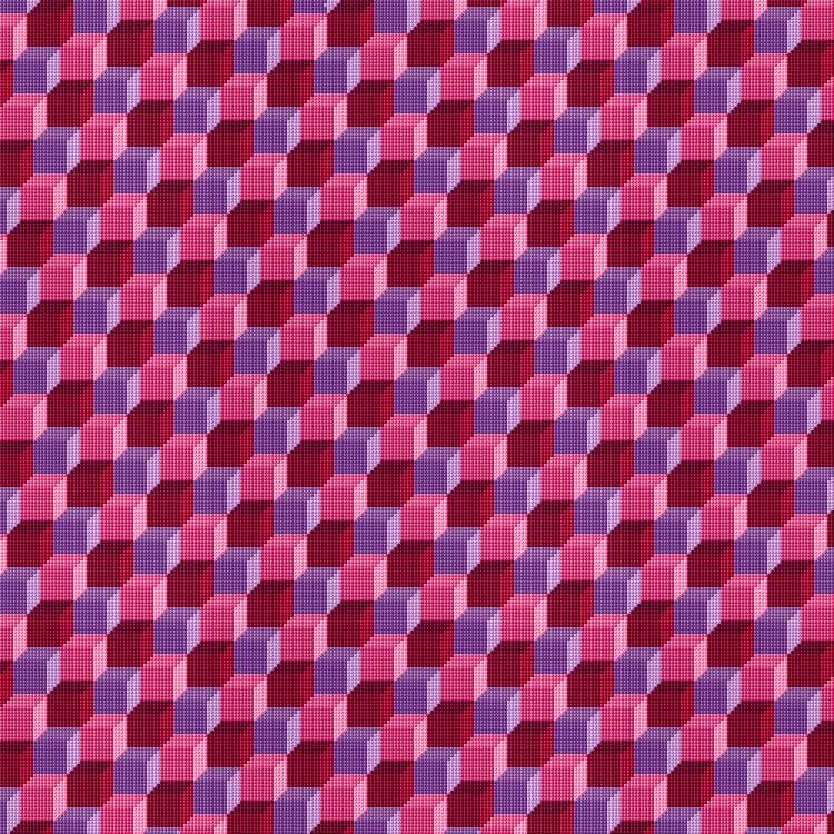 Cubes free cross-stitch pattern