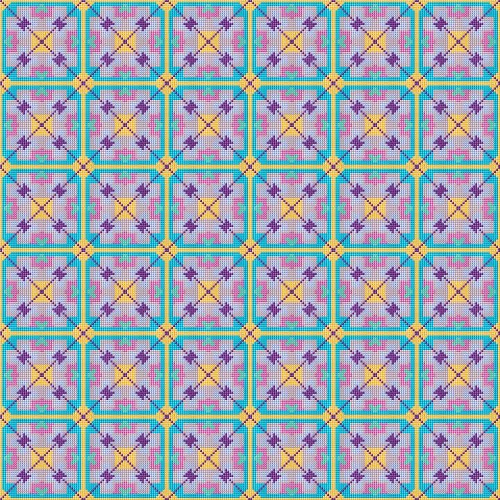 Cushion Cover free cross-stitch pattern