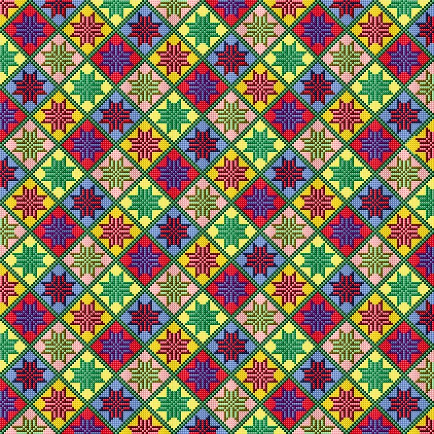 Cusion Cover free cross-stitch pattern