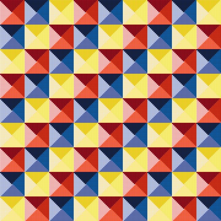 Piramidas free cross-stitch pattern