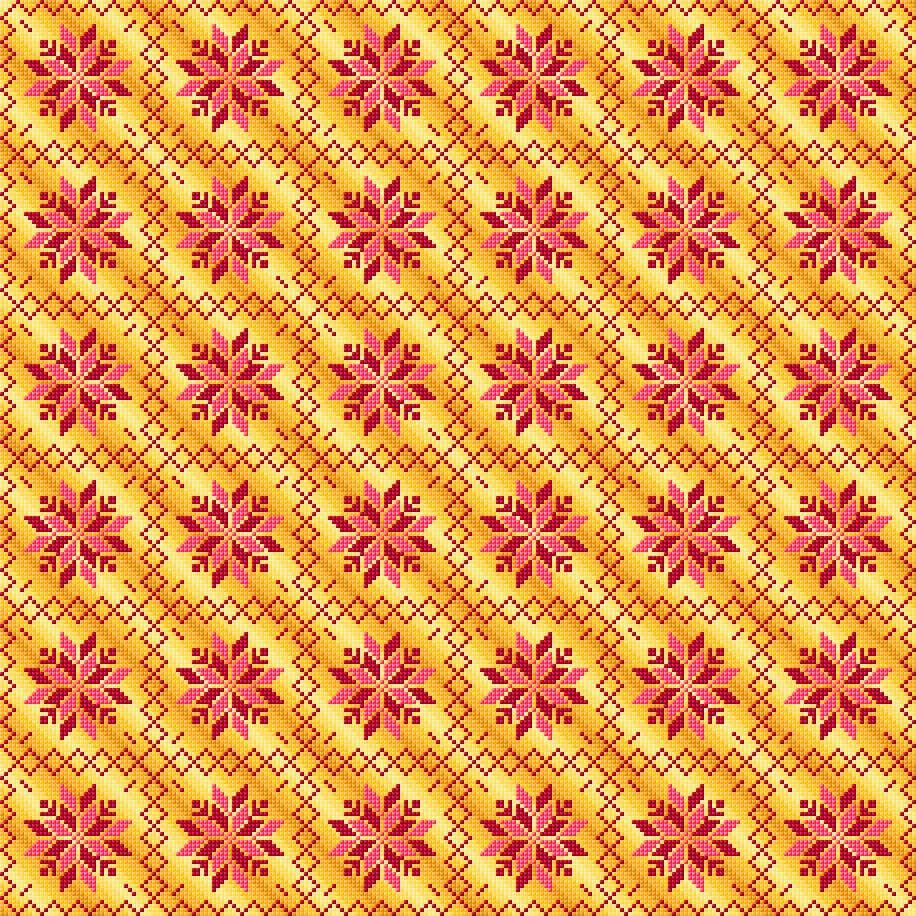 Cushion Cover free cross-stitch pattern