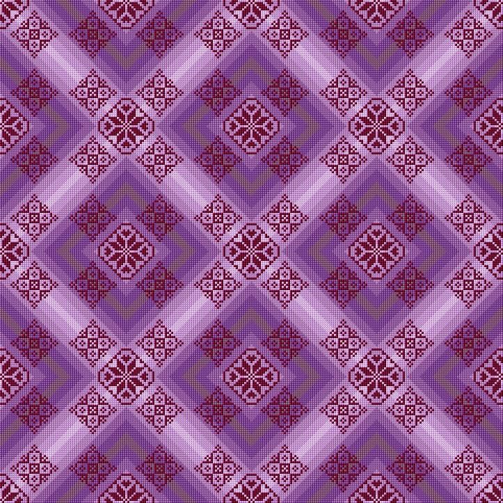 Cushion Cover free cross-stitch pattern