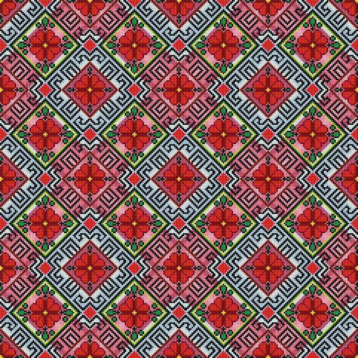 Cushion Cover free cross-stitch pattern