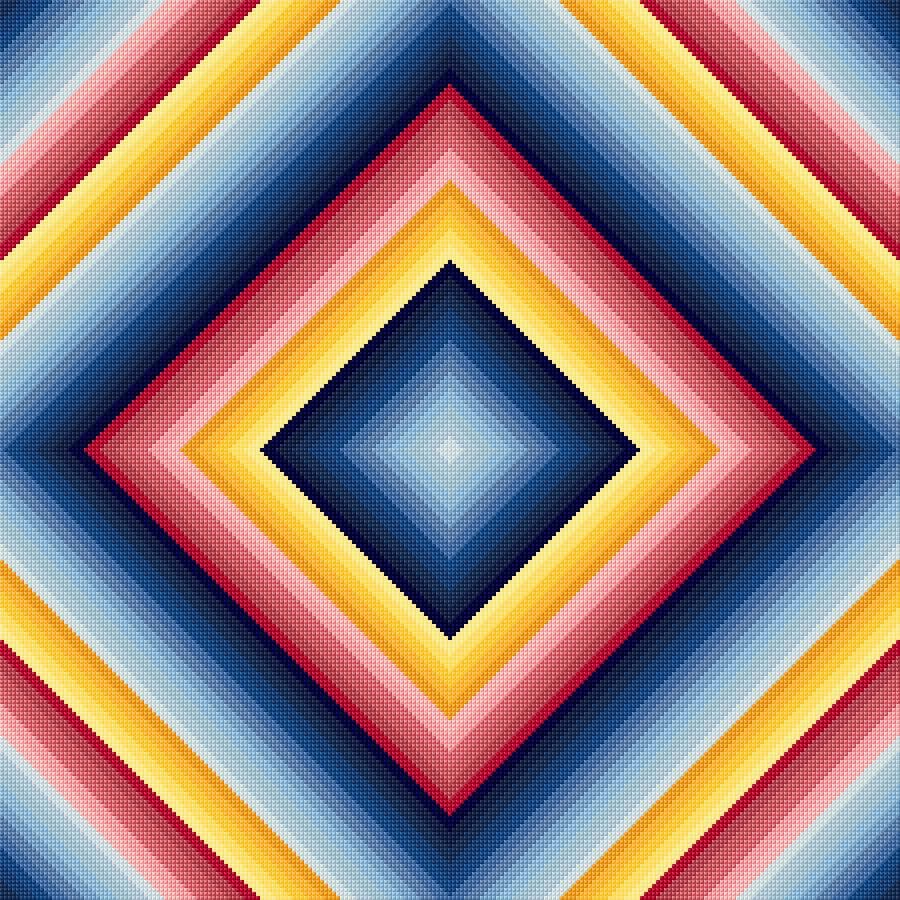 Cushion Cover free cross-stitch pattern