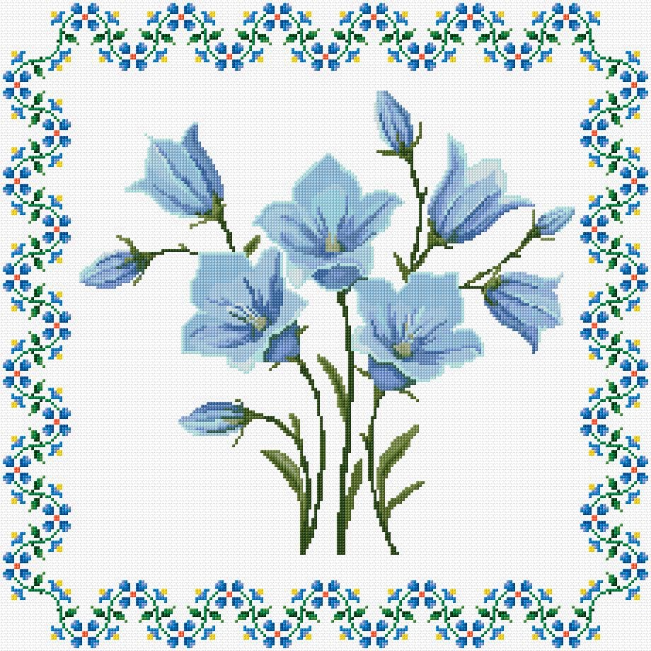 Cushion Cover free cross-stitch pattern