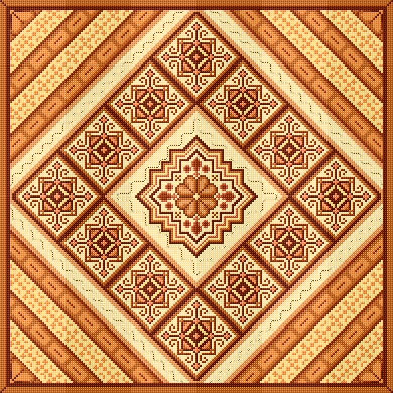 Cushion Cover free cross-stitch pattern