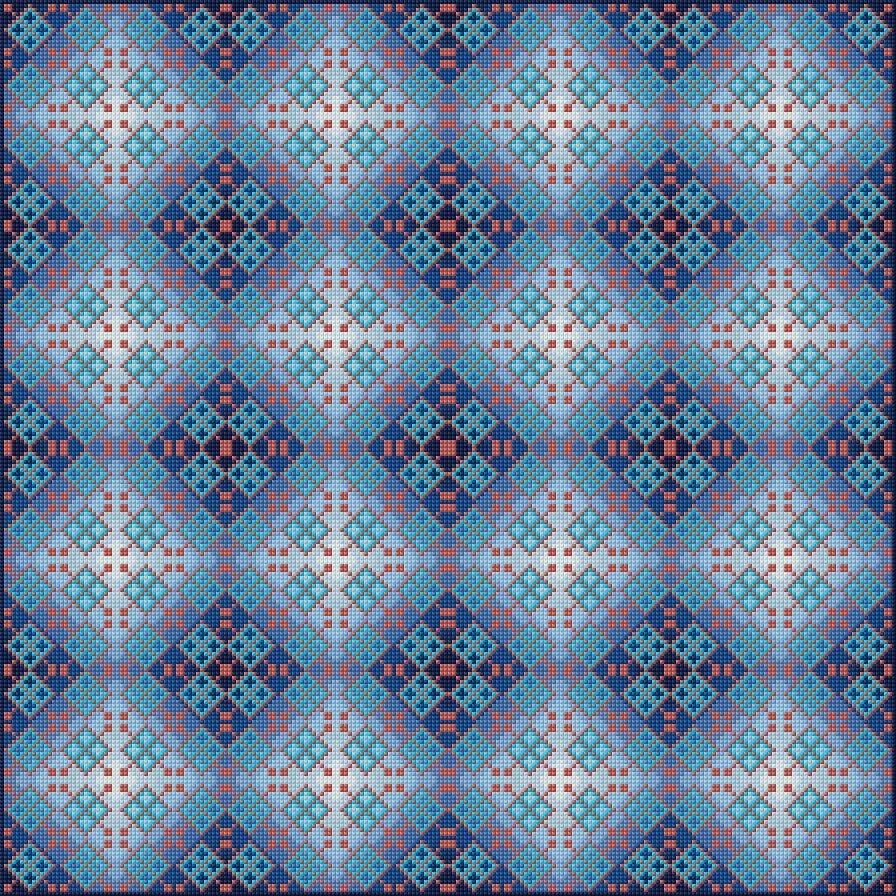 Cushion Cover free cross-stitch pattern