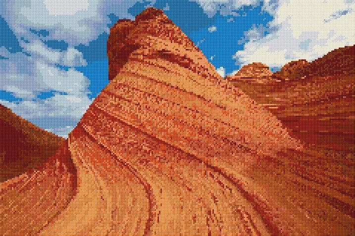 Arizona Wave free cross-stitch pattern