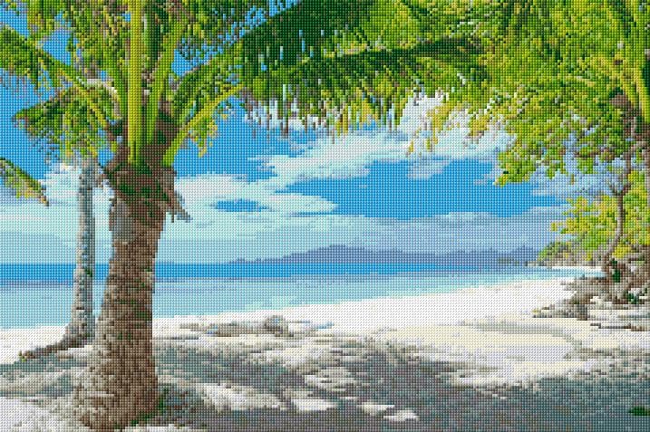 Jamaica Beach free cross-stitch pattern