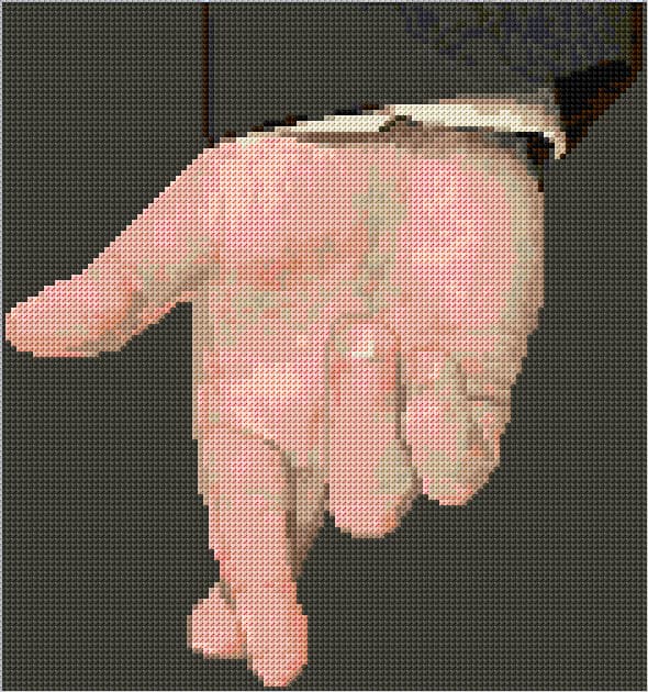 Truth free cross-stitch pattern