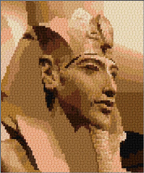 Akhnaten free cross-stitch pattern