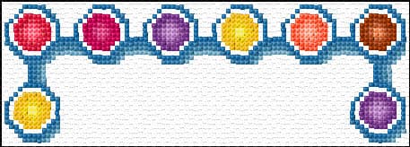 Border3 free cross-stitch pattern