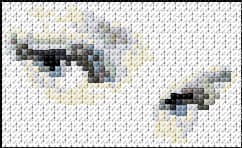 Secret free cross-stitch pattern