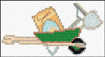 Garden Tools free cross-stitch pattern