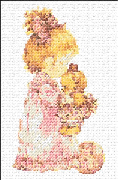 Sarah Kay free cross-stitch pattern