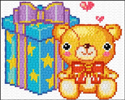 Happy Birthday free cross-stitch pattern