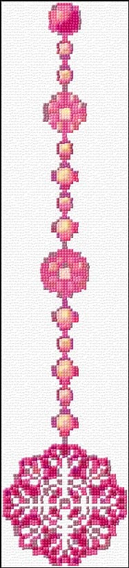 Snowflake free cross-stitch pattern