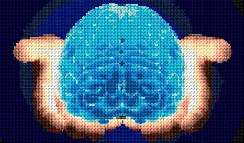 Mind free cross-stitch pattern