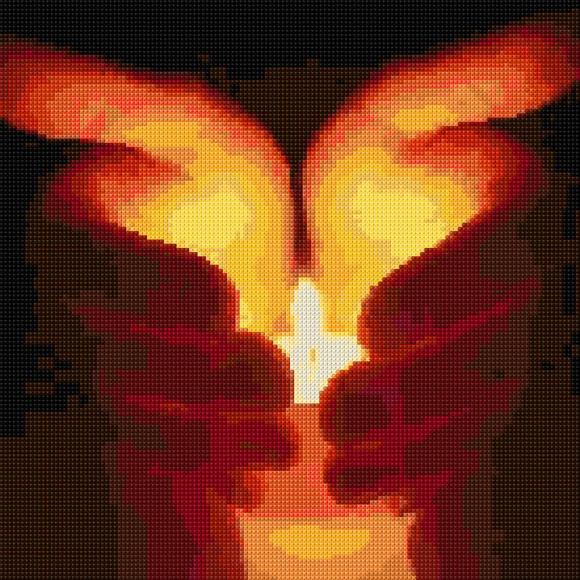 Be Careful free cross-stitch pattern