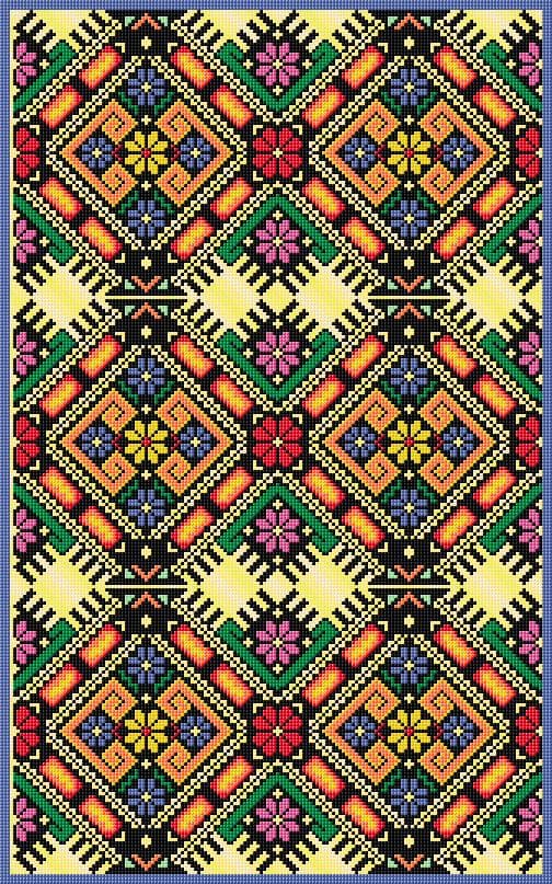 Wall Hanging free cross-stitch pattern