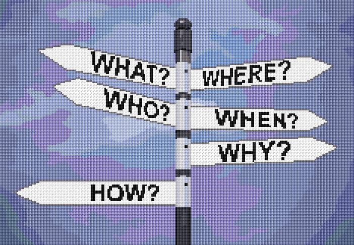 Questions free cross-stitch pattern