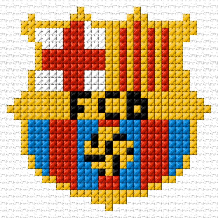 FCB Logo free cross-stitch pattern