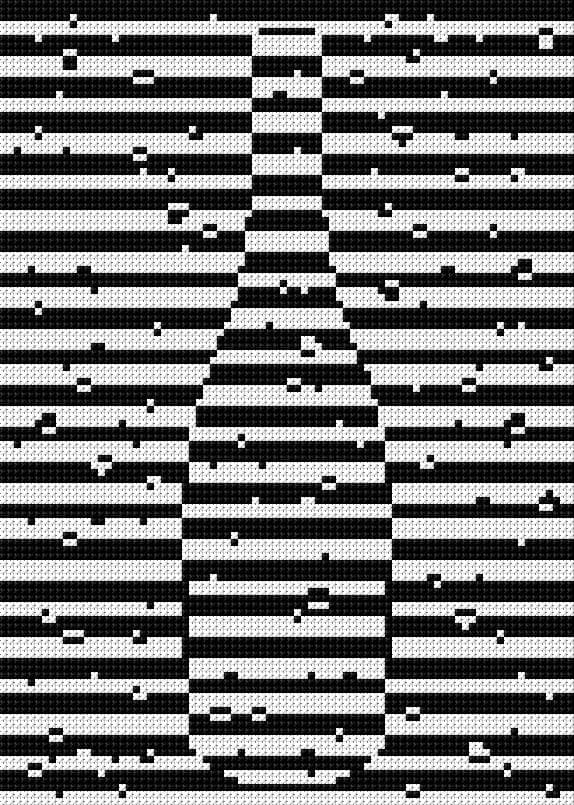 Bottle free cross-stitch pattern