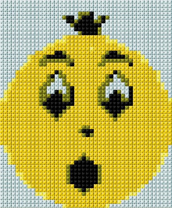 Wow free cross-stitch pattern