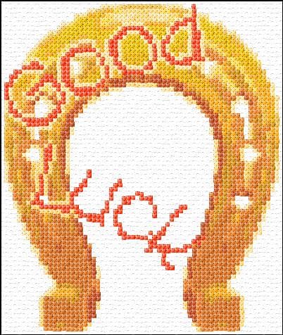 Good Luck free cross-stitch pattern