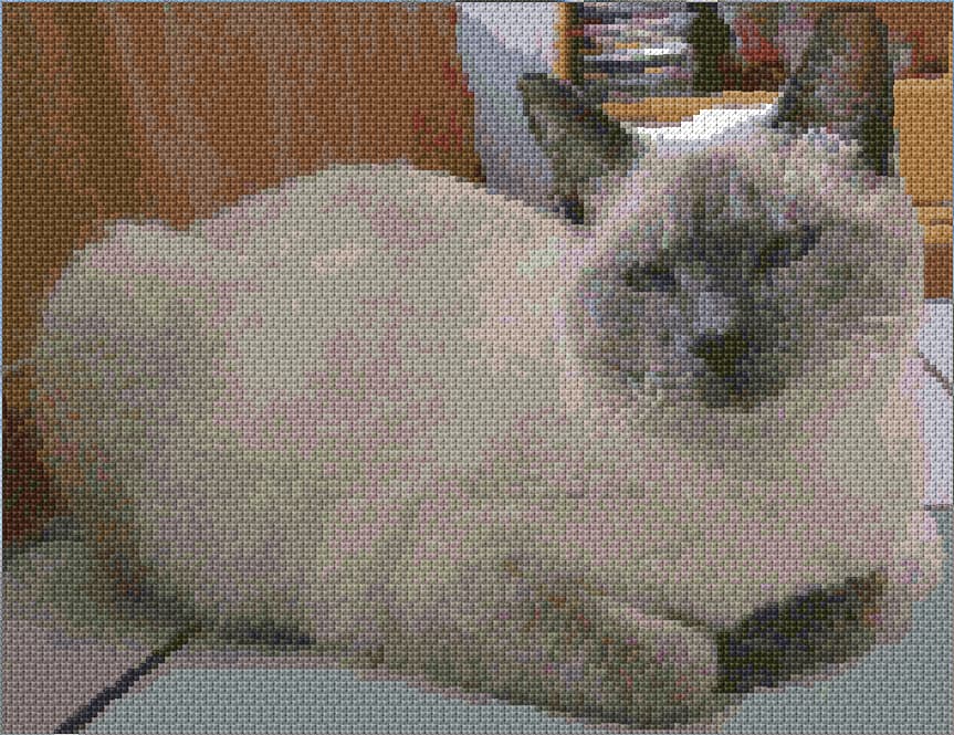 The Boss free cross-stitch pattern