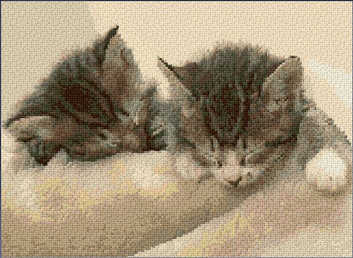 We are so Tired free cross-stitch pattern