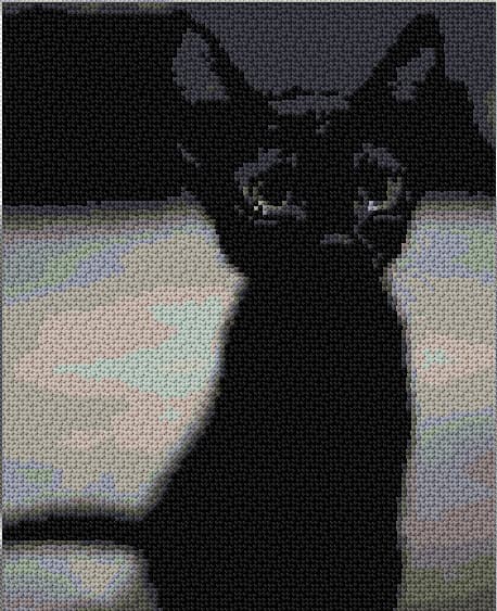 Loneliness free cross-stitch pattern