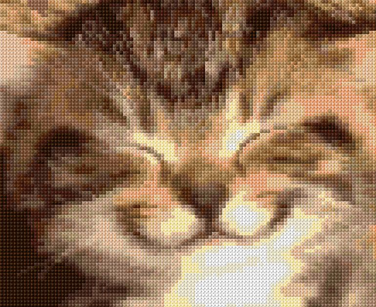 Joy free cross-stitch pattern