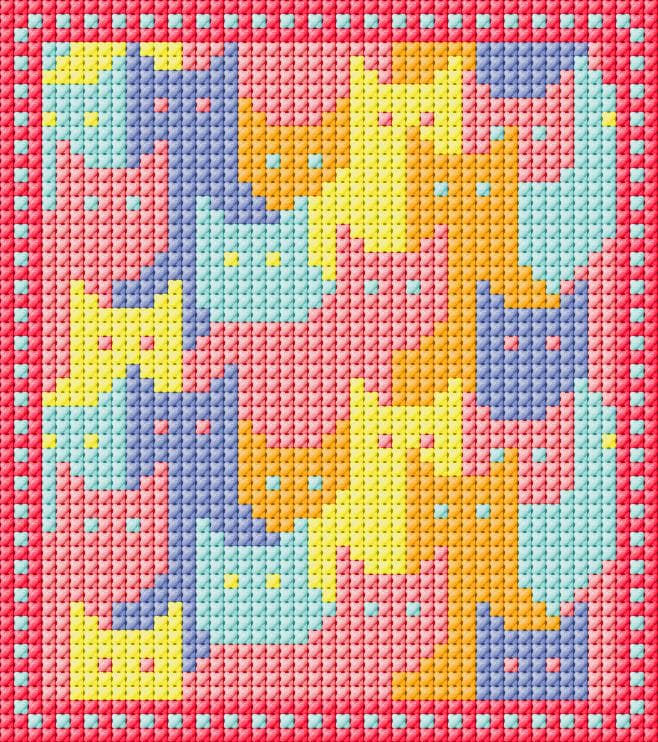 Cats free cross-stitch pattern