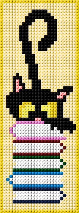 Bookmark free cross-stitch pattern