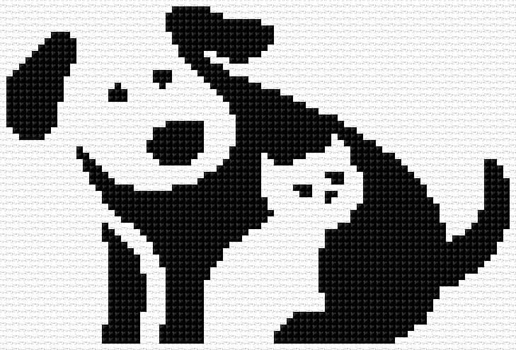Friends free cross-stitch pattern