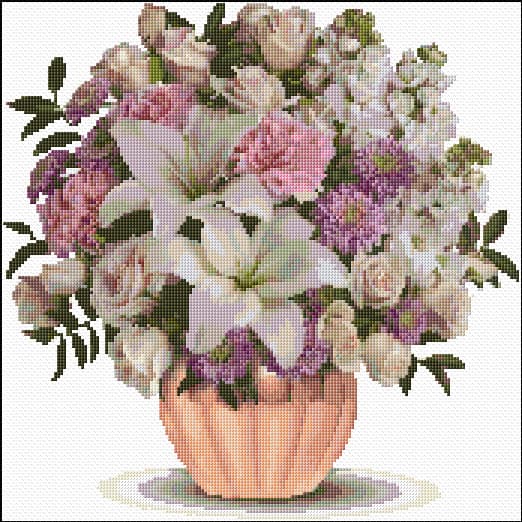 Boutuet free cross-stitch pattern