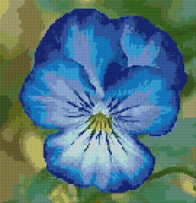 Pancy free cross-stitch pattern