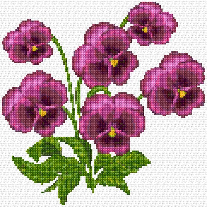 Pencies free cross-stitch pattern