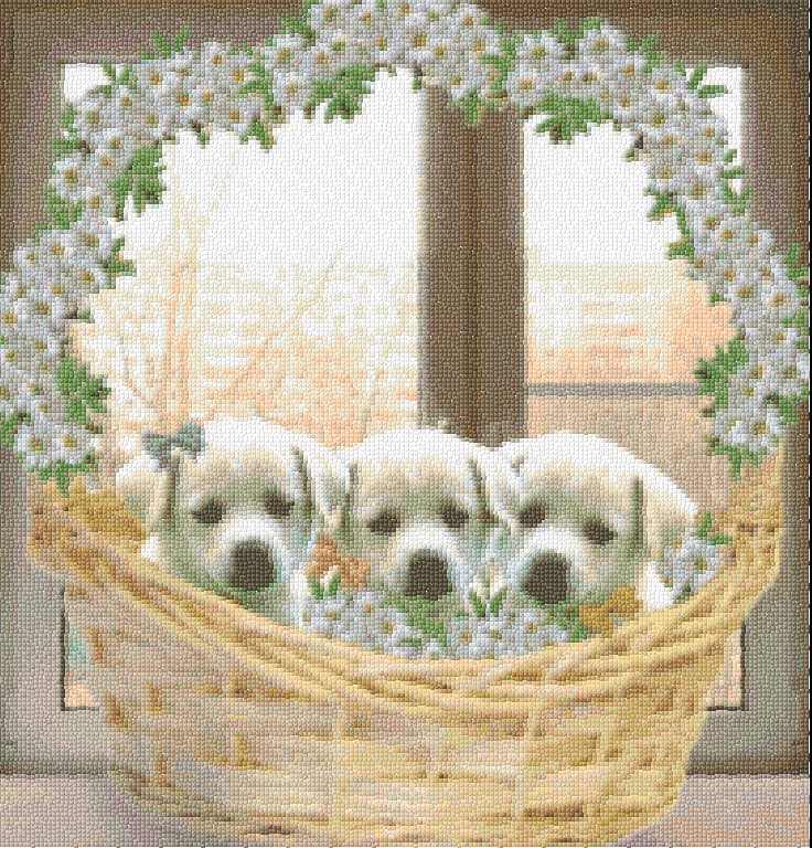 Cute Present free cross-stitch pattern
