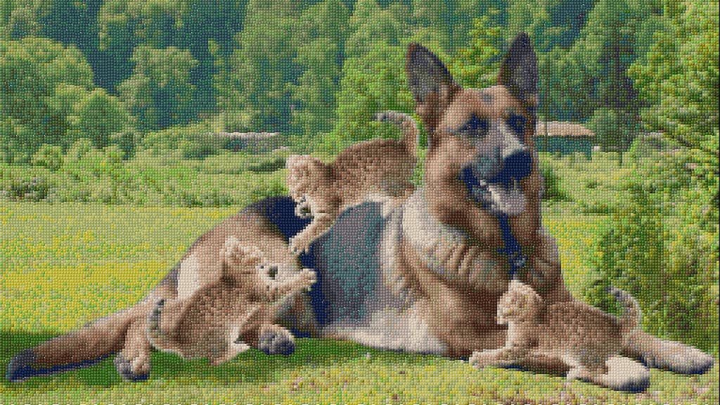 Friends free cross-stitch pattern