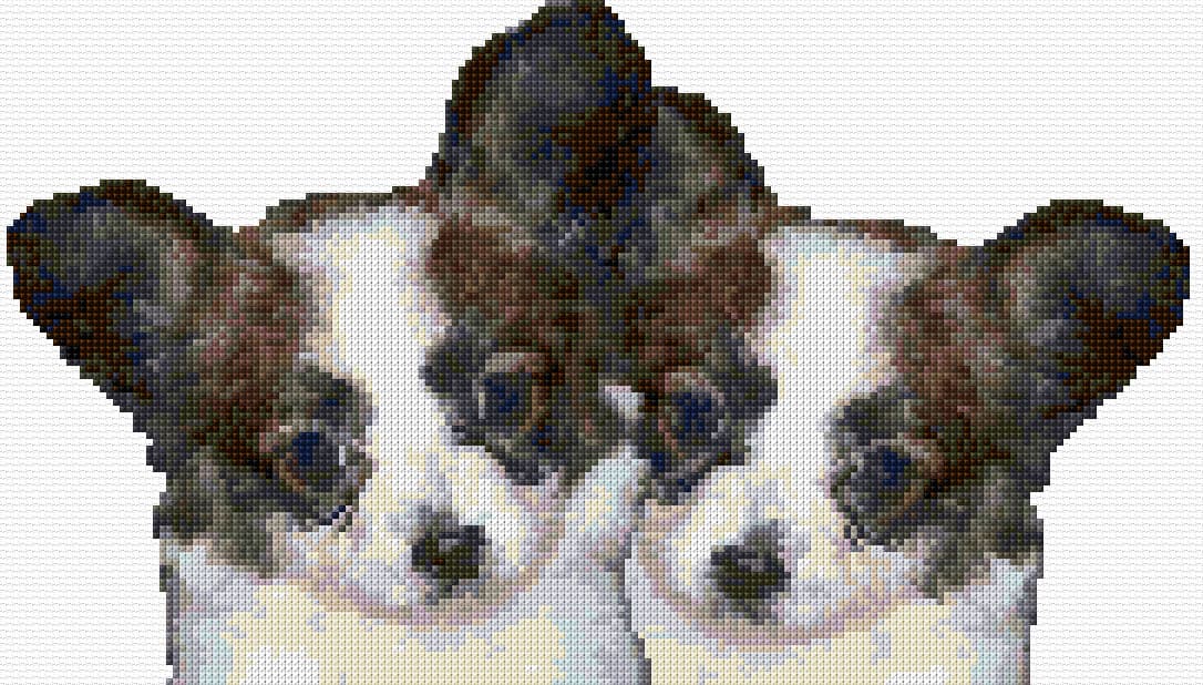 Papies free cross-stitch pattern