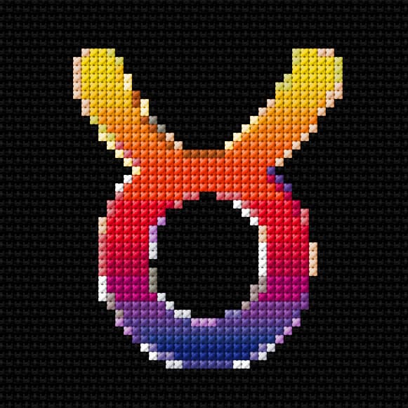 Taurus - Kit free cross-stitch pattern