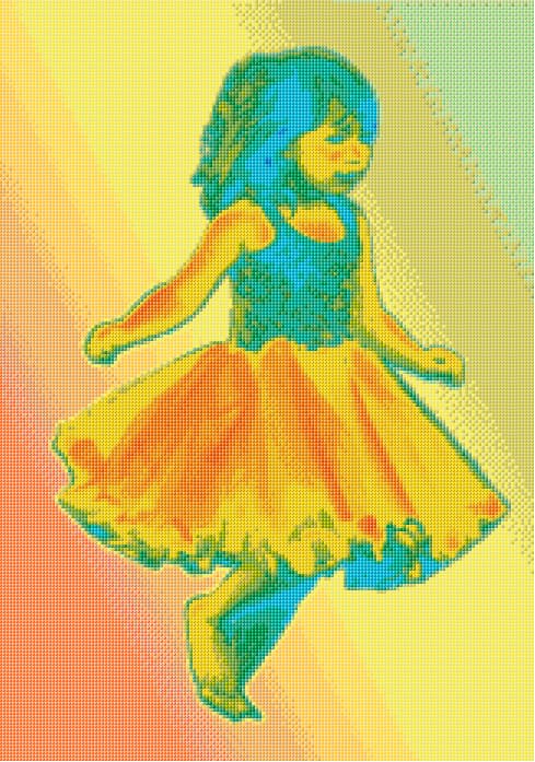 Little Fairy free cross-stitch pattern