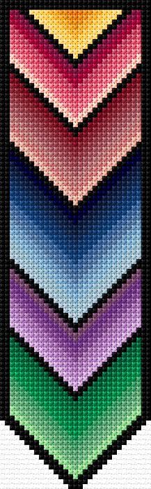 Bookmark free cross-stitch pattern