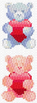 Valentines Day free cross-stitch pattern