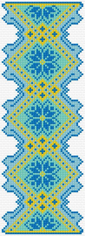Bookmark free cross-stitch pattern