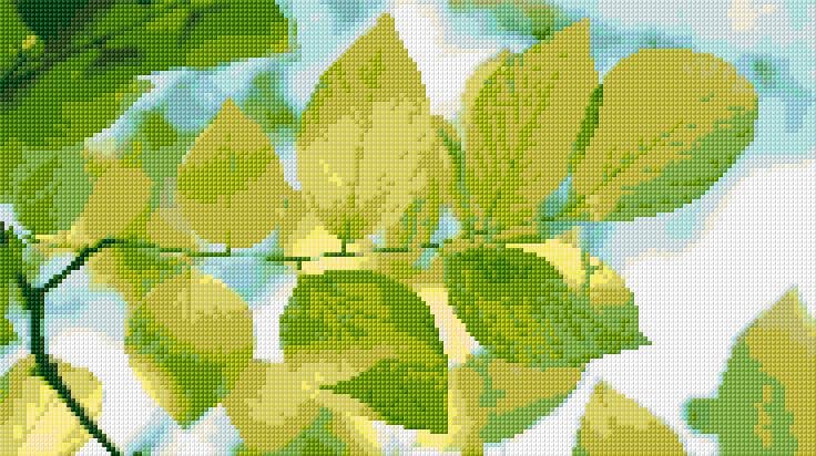 Freshness free cross-stitch pattern