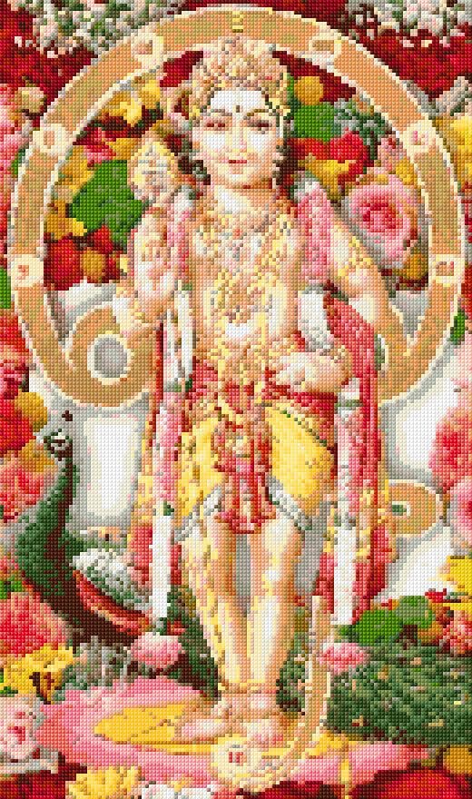Muruga free cross-stitch pattern