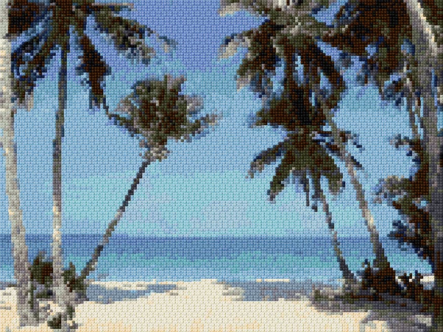 Boracay free cross-stitch pattern